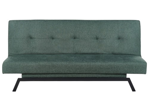 Fabric sofa bed green - sofa,