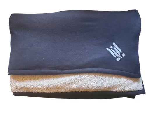 Unite navy fleece throw 38 - unite,
